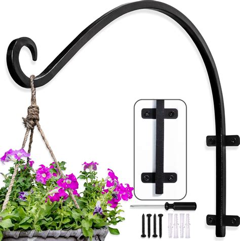 cast metal 16 hanging size bracket|Amazon.com: AJART Plant Hanger Bracket Outdoor: 16.